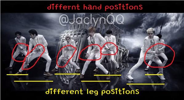 JaclynQQ's tweet photo. @Official_IFNT Last Romeo Error #9 All the members have different hand and leg positions http://t.co/fvwrOpo4NG