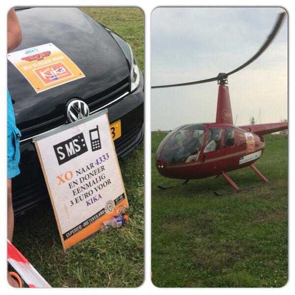 Indrukwekkend <a href="/jciwf/">JCI West Friesland</a> de #helicopter vluchten! Dank #Hoorn het is voor een GoedDoel #chopchopchop
