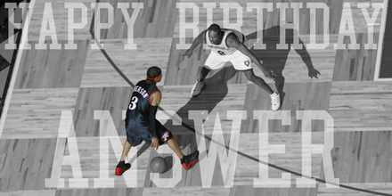 sixers's tweet image. Happy Birthday to one of the greatest to ever don a #Sixers uniform, @alleniverson… #AI3Forever #PoundForPound
