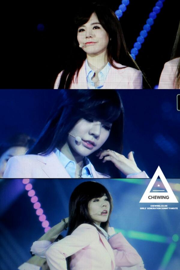 chewing0515's tweet photo. 140607 드림콘서트 써니 분위기...♥ http://t.co/AynXgNuWMH