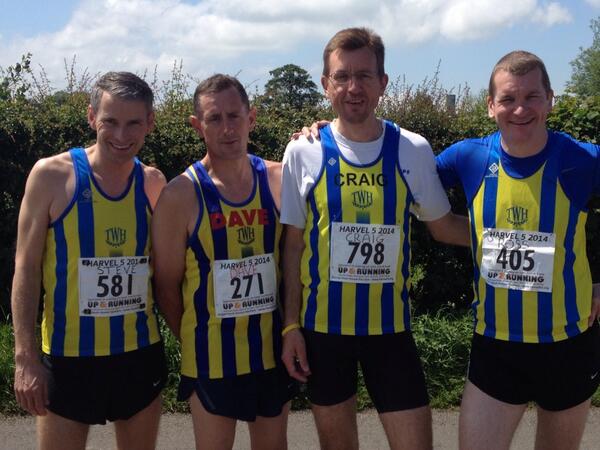 TWHarriers's tweet image. #TeamHarriers preparing for the start of @Harvel5 today. Steve, Dave, Craig &amp;amp; Ross.