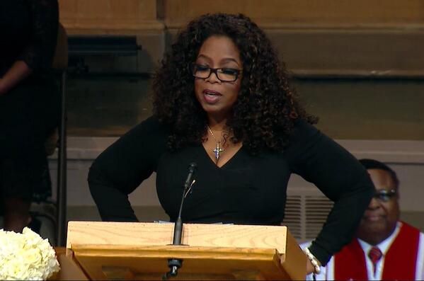 RichOnOWN's tweet image. "Maya Angelou is the greatest woman I have ever known.” @Oprah #HonoringMaya