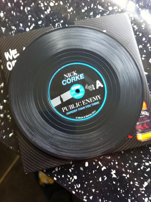 BrightonTools's tweet photo. Ahhhh a nice gift in the post thanks to @whyteandmackay #tracksofmylife http://t.co/mEnXAG8nXG