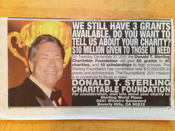 DailySterlingAd's tweet photo. #sterling - don't make me beg! Any charity will do http://t.co/Clxy4mCQPw