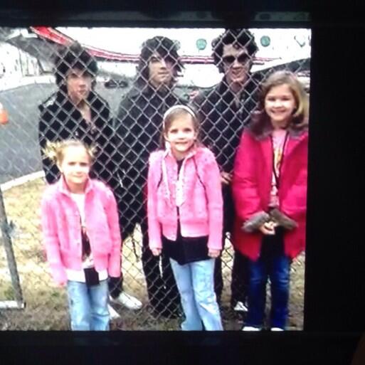 Throwback to when it was just the Jo Bros and me and Roz and Kelly. 😂👏👏