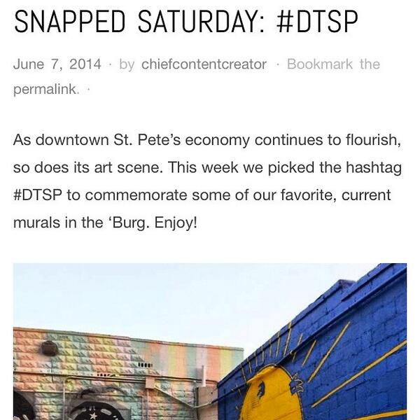 NetRepFL's tweet photo. #SnappedSaturday is here and it's dedicated to #DTSP! @StPeteFL http://t.co/biHnoDyWWR http://t.co/gQrRJ9Nzfe