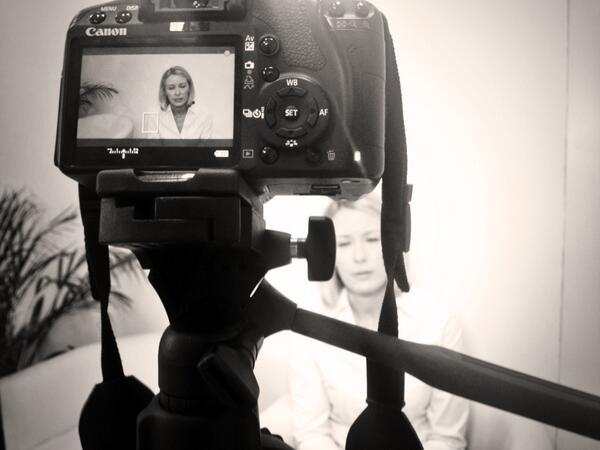 Shooting a piece to camera for Waterford business Jemma Kehoe Nutritionist last Friday, great fun.