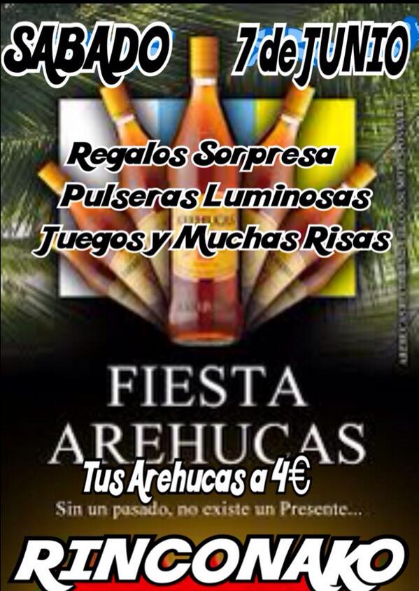 Rinconako's tweet photo. Esta noche lo pasaremos bien con La Fiesta Arehucas!! http://t.co/QqSX78lj3M