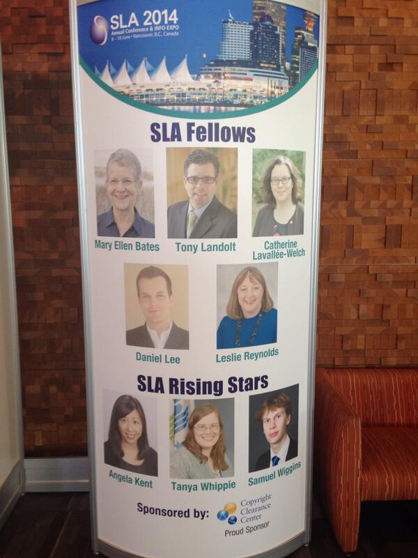 SLA Fellows &amp; <a href="/copyrightclear/">Copyright Clearance Center</a> Rising Stars #SLA2014