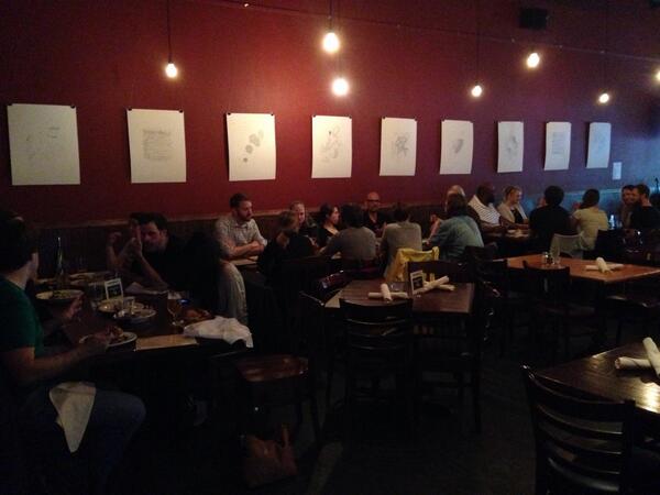 saranutter's tweet image. Also, after party! Mmm...beer. #RailsBridgeMN