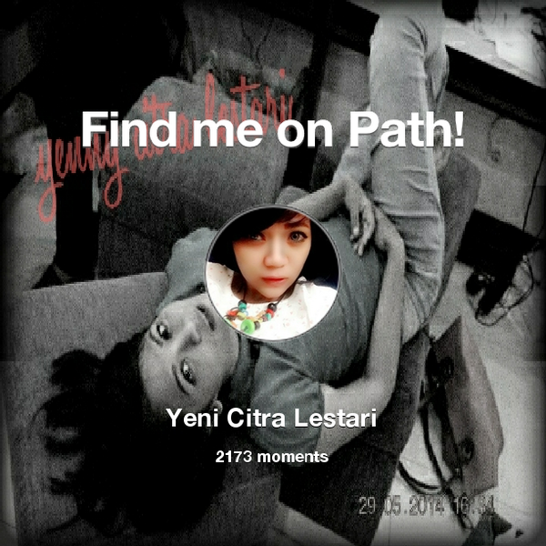 ycl1610_'s tweet photo. I've shared 2,173 memories with my friends on #Path - see them now at http://t.co/rxQZsLeIhx! #thepersonalnetwork http://t.co/Kd2KuBuvUI