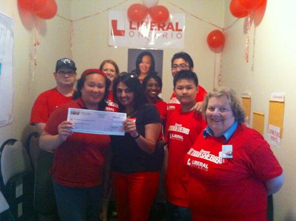 @siloni @HamCentPLA Thank you Madam President #OLP for the generous donation from #MargaretCampbellFund! #HamOnt