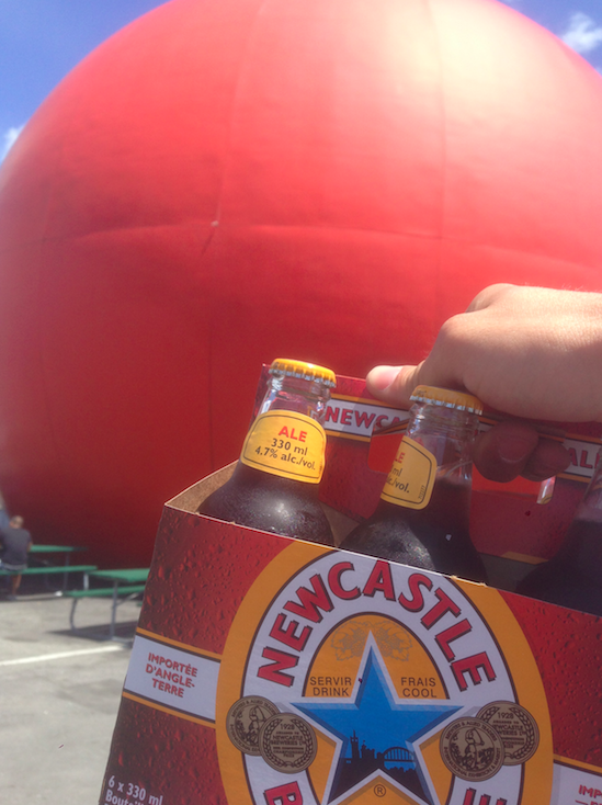 HiddenBeer's tweet photo. FIRST HINT: A 6 PACK OF NEWCASTLE BROWN ALE IS IN THE ORANGE JULEP PARKING LOT. RT if you're cool http://t.co/YJ6t3isWLY
