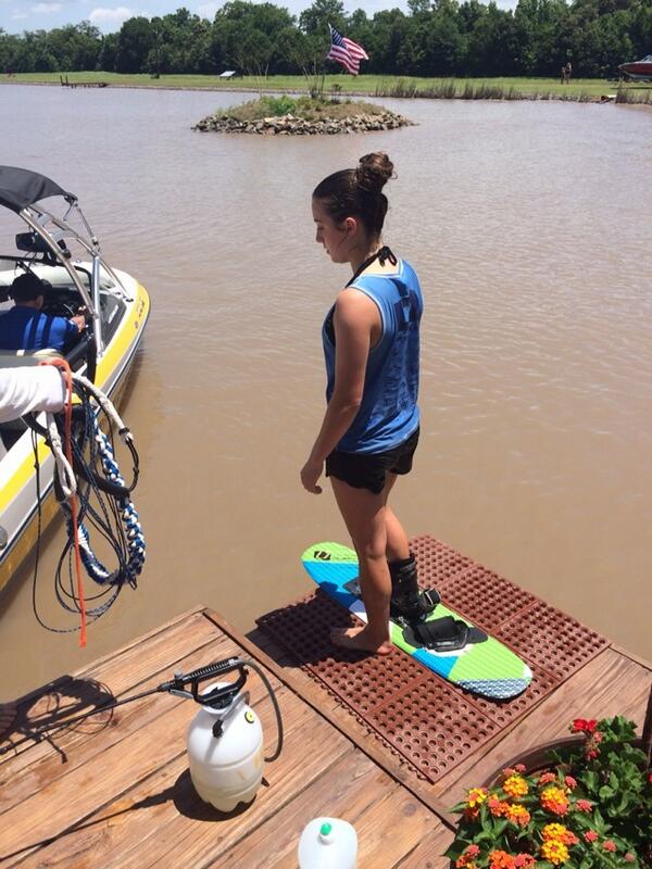 Krista Butterfield ready to rip it up on her Quantum at #jrusopen