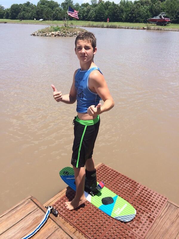 Garrett Stallings ready to go on his Quantum at #jrusopen