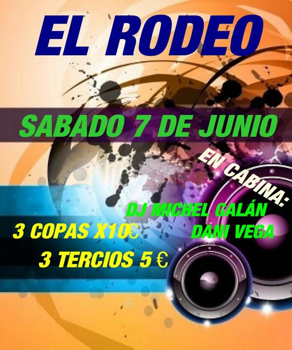 dj_mixel's tweet photo. Recuerda que apartir de las 00:00 tienes una cita en @el_rodeo_  en cabina @DaniVegadj  y un servidor http://t.co/qfNeOQXYsu