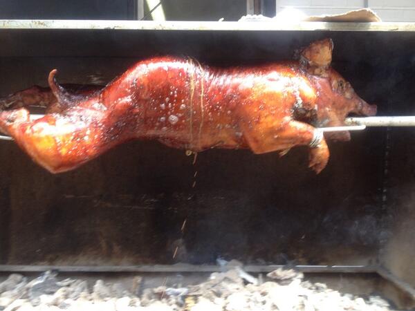 Suckling pig roast <a href="/VargaBar/">Varga Bar</a> today/tonight. Yep we are doing it again!