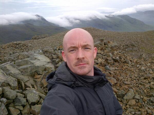 Faced the storms on #24peaks but decided there's always time for a #scafellselfie