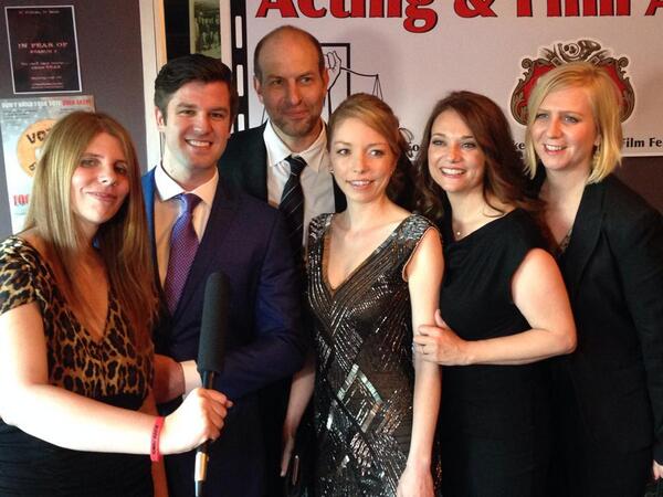 ButtercupFilm's tweet image. Team @ButtercupFilm interview'd in theater @HobokenFilmFest #WomenInFilm @lacymariemeyer @Goodrichness @GDKONOW