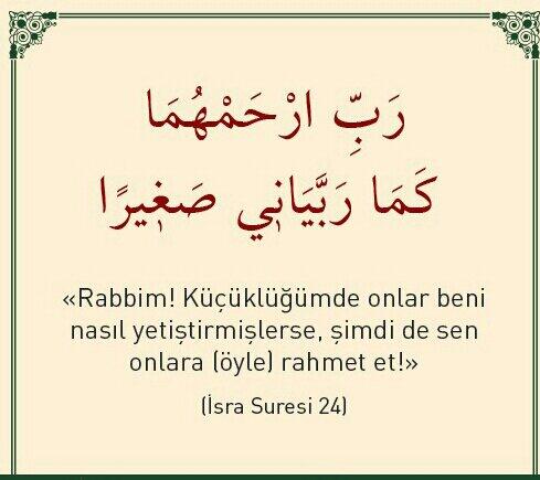 yadicemildua's tweet photo. Anne-Baba için merhamet/iyi geçinme dualarindan...
@GunlukDualar http://t.co/cF9B1h9xA2
