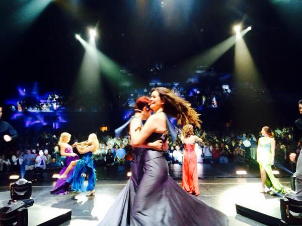 Celtic_Woman's tweet image. 1st show done on our last #doubleshowday in Lancaster &amp;amp; we can't wait to get back onstage tonight!! #Emerald