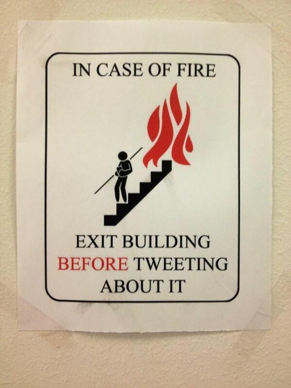 For all you twitter addicts out there - an important message