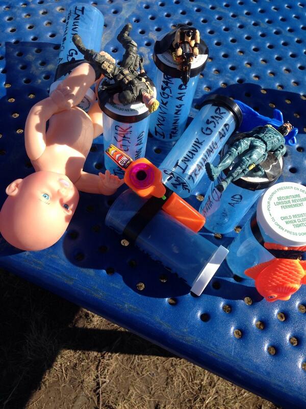 Trash &amp; treasures from our training today! Way to go team!