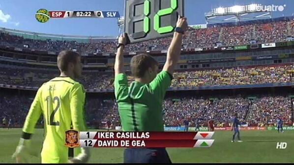 Congratulations to David De Gea making his international debut for Spain tonight