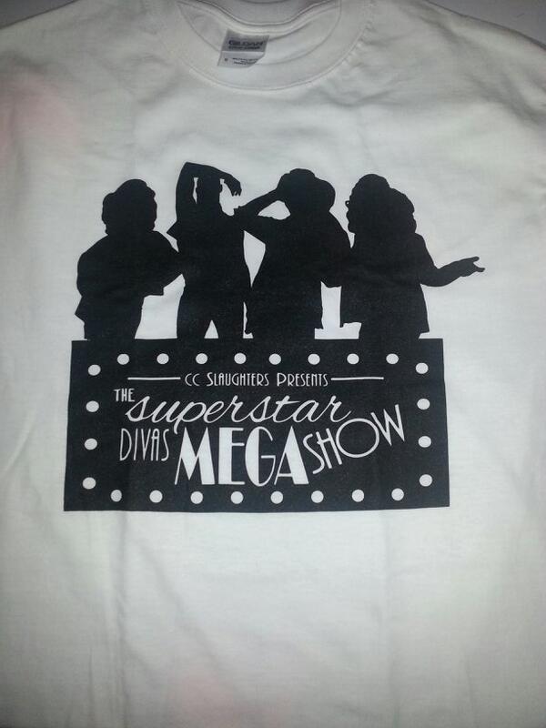 SuperstarDivas's tweet photo. T-shirts are in!!! Get the price and specials on them at the show tomorrow! http://t.co/UsGJk1Lyew