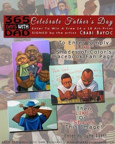 JanineRobinson's tweet photo. @Shadesofcolors is giving away a free signed print for #FathersDay - http://t.co/BvVga1IDNX. #365DaysWithDad http://t.co/sgmjfbeOVH