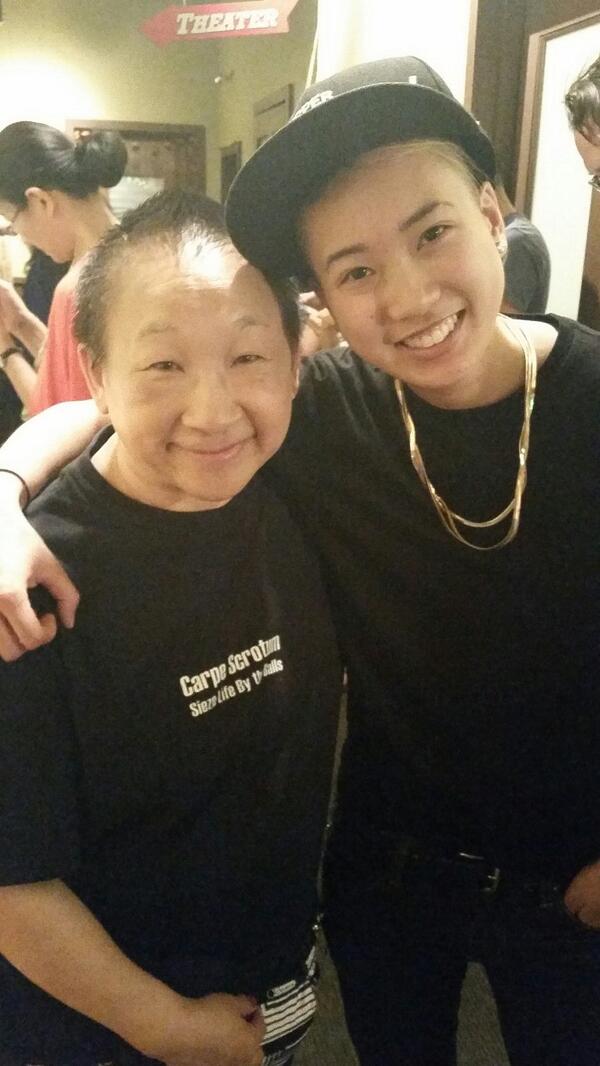 zhalehsays's tweet photo. "@jestom_: look who came to see my show with @getdisoriented! #LoriTanChinn #OITNB #azninvasion http://t.co/3kTDC989Te" congrats!