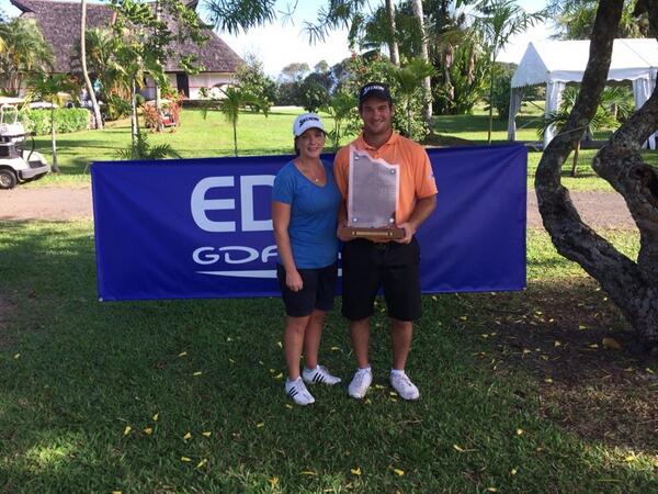 KiwiGolfNation's tweet photo. “@ryanfoxgolfer: Back to back tahiti open winner!!! #lovethisplace http://t.co/g5jr0wt6YC” Congrats on the victory!