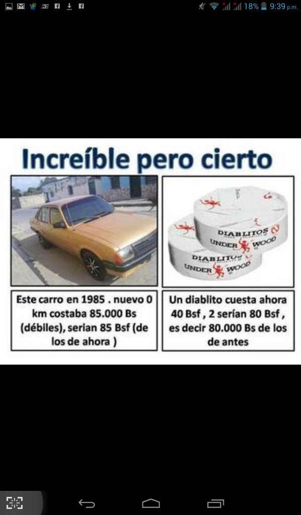 19ingeniero99's tweet photo. "@yanimatos11: @RPolicial estimado yo tuve uno de cada uno...Aunque Ud no lo crea http://t.co/LxMROHkA55"  la inflacion nos come....