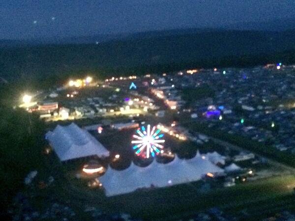 wakarusafest's tweet photo. Flying by during @SCI_Official. It just doesn't get much better. Happy #Wakarusa! #Waka2014 #thanksnate http://t.co/oMNSQ242c6