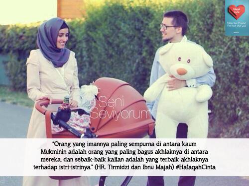 TeladanRasul's tweet photo. Sebaik-baik kalian (laki-laki) adalah yg terbaik akhlaknya kepada istrinya :) >> #HalaqahCinta http://t.co/0qYv0Ivtu5