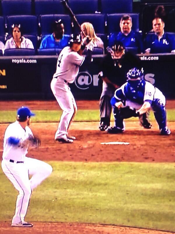 B_Hayes_Designs's tweet photo. Oh hey @bretthayes12   Flipping channels between @Royals and the @LAKings and biting my nails off for each. http://t.co/VuKOwD6KX3