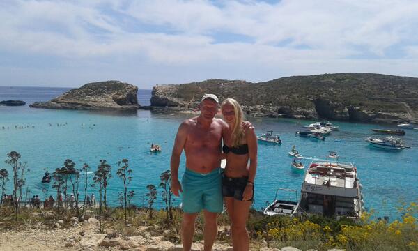 henky007's tweet photo. genieten op #Malta met @Juliamareen http://t.co/v48SeqQLC2