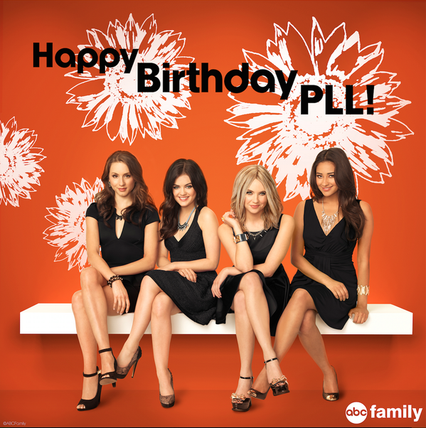 PLLonMax's tweet photo. Happy Birthday PLL! RT to celebrate with us! Thanks for being so amazing over the past 4 years, #PLLarmy! http://t.co/iu9qFdjHDe