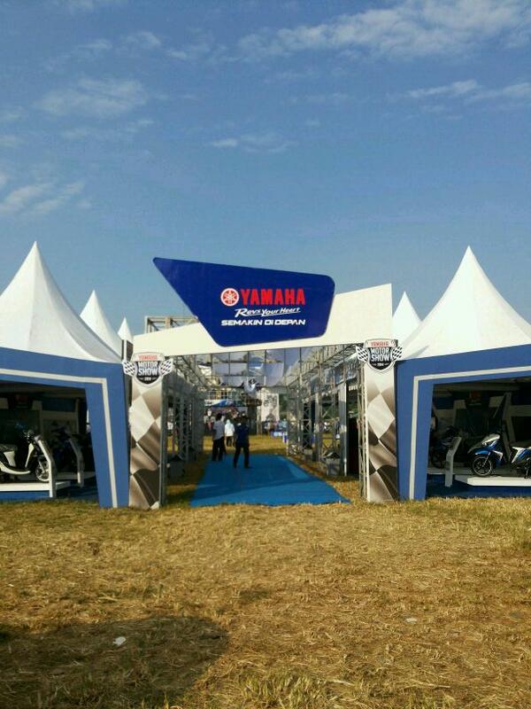 RimbawanSetiadi's tweet photo. Yamaha Motor Show 2014 http://t.co/FfrKRq4LLM