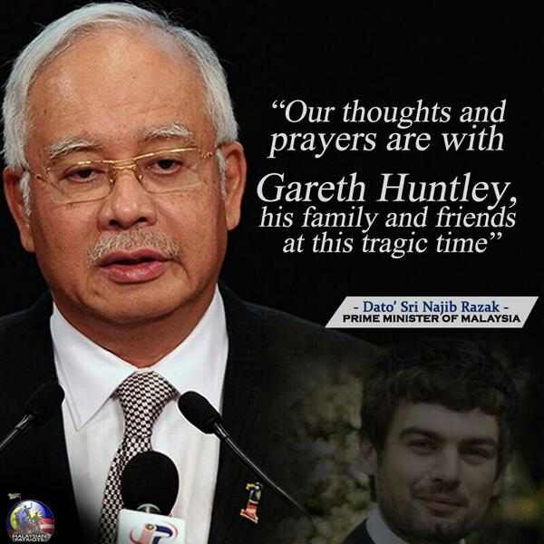 Huan2U's tweet photo. Our deepest sympathy. Our prayers are with all the family members and friends of #GarethHuntley. @TashHurley http://t.co/7eE5vgJPEc
