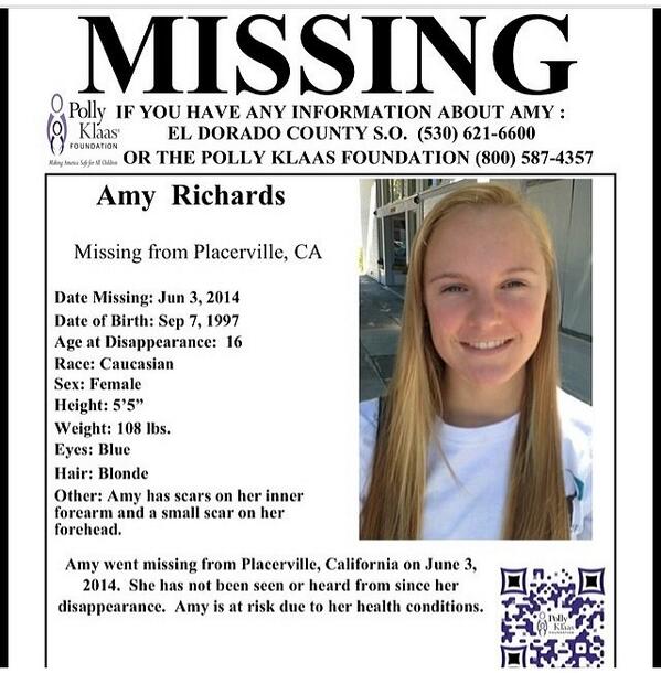 morgfeeney's tweet photo. Hey everyone please keep your eyes open for Amy and spread the word so we can get her home safe #helpfindamyrichards http://t.co/XU53xKPRgN