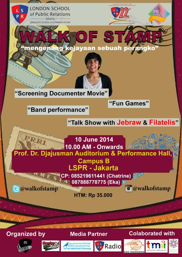 H-2 event #walkofstamp tickets are still available!