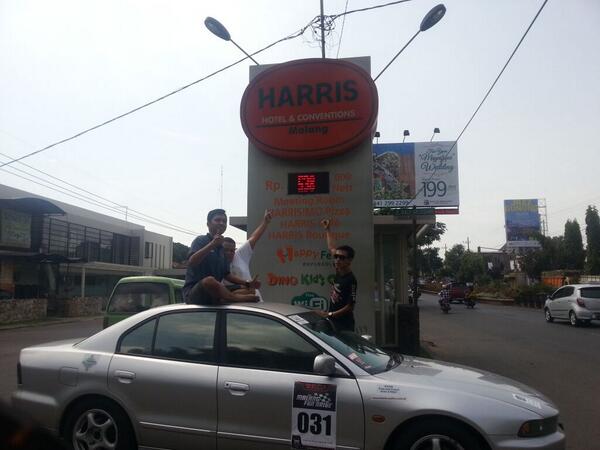 Idmoc ngeramein acara malang fun drive.  Special thanks for <a href="/harrishotel/">Harris Hotel</a>