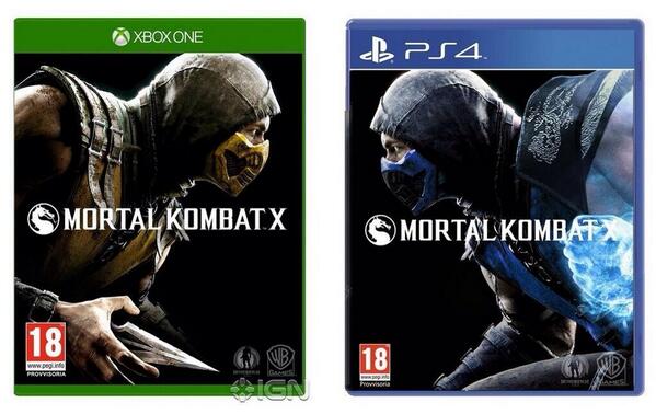 MortalKombatXFr's tweet photo. Une version Xbox One pour Scorpion et une version PS4 pour Sub Zéro #XboxOne #PS4 #MortalKombatX http://t.co/UkuQe4x4W7