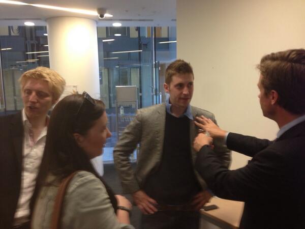 jonathansimons's tweet photo. Next generation of UK edu reformers @joe__kirby @TessaLMatthews + @Kris_Boulton chat to @MikeJohnstonCO at #PXed2015 http://t.co/hlBMXGS9Ar