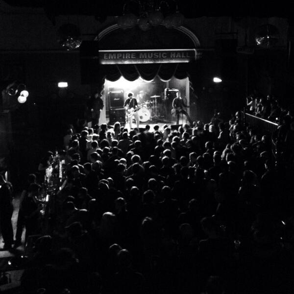 axisof's tweet photo. We popped into @belfastEmpire yesterday. Reminiscing our show there last year. Should we do it again sometime? http://t.co/EBxa65L5zS