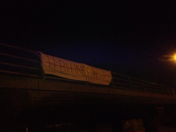 #BHINDRANWALE on the #M1 #Southbound make sure you check it if you're heading to the #FreedomRally84 #NeverForget84