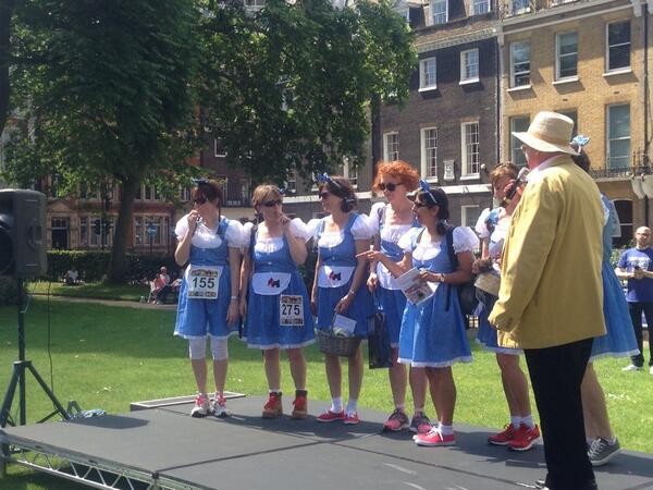 Thank you to <a href="/onebiggins/">Christopher Biggins</a> for judging @WalkForLife14 best dressed: The Friends of Dorothy!