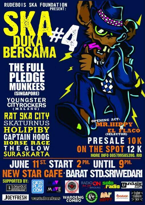Attention!!! #SkaDukaBersama4 , June 11.2014 !!!