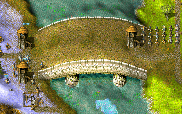 KaMRemake's tweet photo. The standalone AI now makes towers to defend their village, as you can see here on the popular map Frozen Waters http://t.co/JHHkrO2178